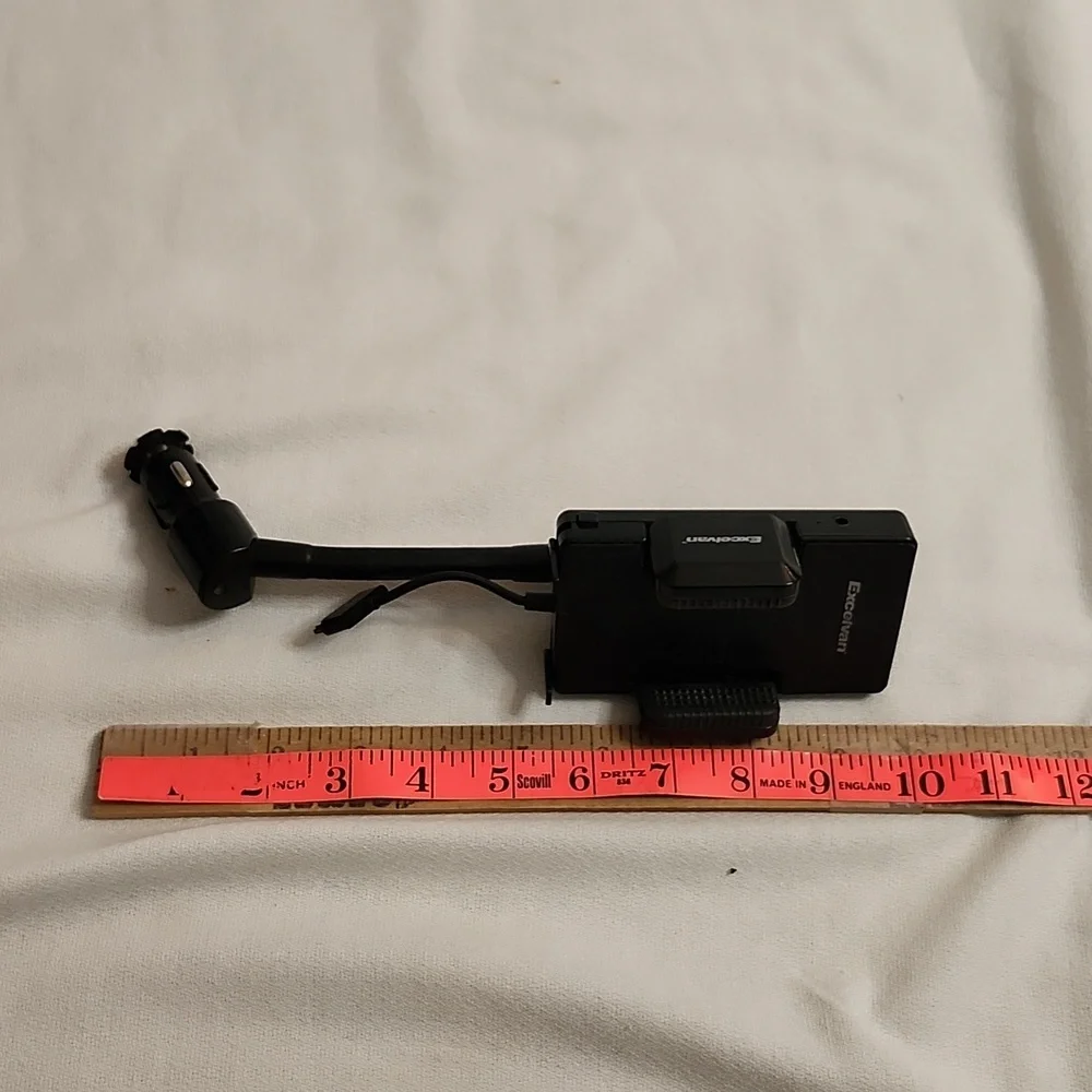Excelvan Hands-Free Fm transmitter & Car Charger for IPhone/Ipod